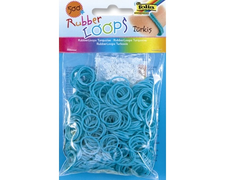 Rubber Loops 500tk/pk türkiis*