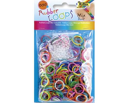 Rubber Loops 600tk/pk värvilised segupakk*