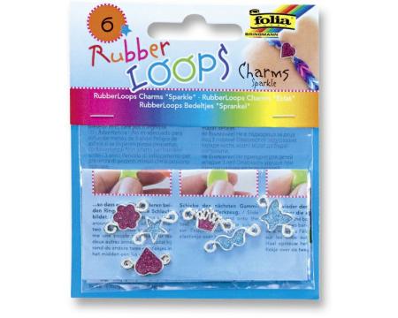 Rubber Loops Charms Sparkle 6tk 2 värvi*