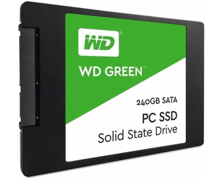 SSD 240GB WD Green 2,5" 465MBs/540MBs