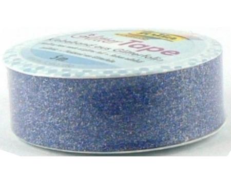 Glitter teip 5m rullis 15mm t.sinine