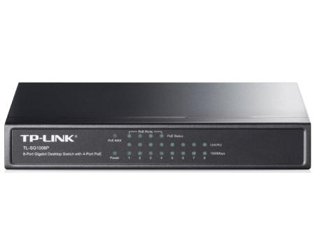 Switch 8-port giga TP-Link TL-SG1008POE