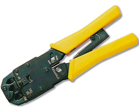 Tangid RJ45,11,12 + Stripper/Cutter