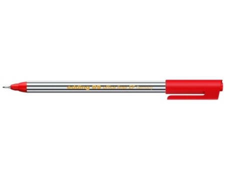 Tindipliiats Edding fiiber 0,3mm punane