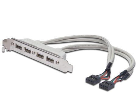 USB 2.0 Bracket 4-porti Digitus*