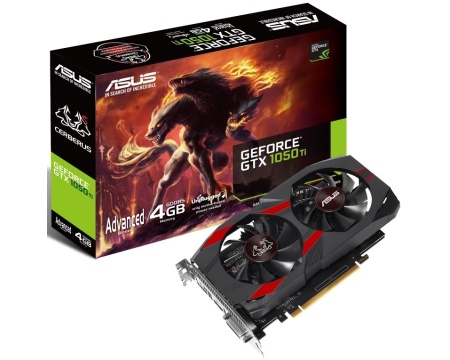 VGA GF GTX1050TI 4GB GDDR5 Asus Cerberus