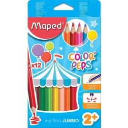 Värvipliiatsid ColorPeps Maxi12tk