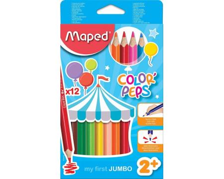 Värvipliiatsid ColorPeps Maxi12tk