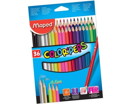 Värvipliiatsid ColorPeps 36 värvi