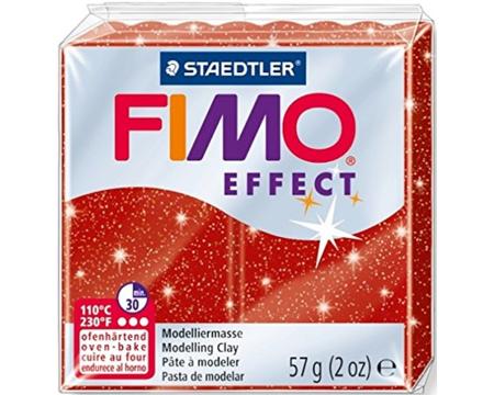 Voolimissavi Fimo Effect punane glitter