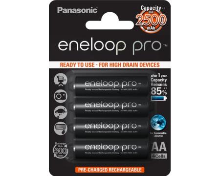 Aku AA 2500mAh Eneloop Pro 4tk/pakis