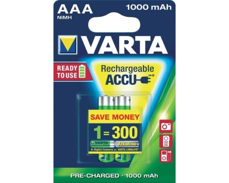 Aku AAA 1000mAh Varta Proffesional 2tk