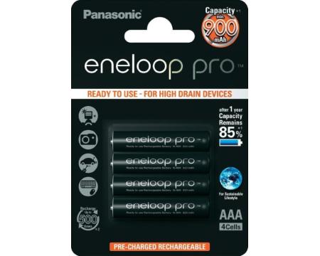 Aku AAA 930mAh Eneloop Pro 4tk/pakis