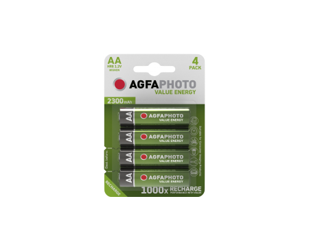Akud AA 2300mAh  4tk pakis AgfaPhoto Green
