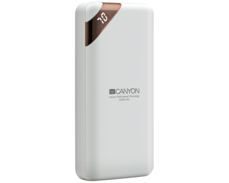 Akupank 20000mAh Canyon display White
