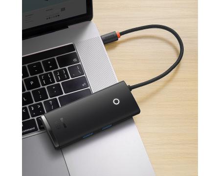 Dokk Baseus USB-C to HDMI/2xUSB black