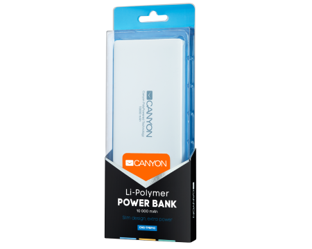 Akupank 10000mAh Li-Po Canyon White