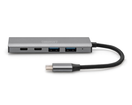 USB-C HUB 4-porti Digitus 2xUSB+2xUSB-C