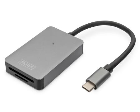 Mälukaardilugeja USB-C SD+MicroSDDigitus