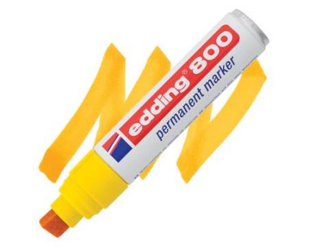 Marker veekindel täidetav 4-12mm kollan*