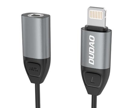 Adapter + kaabel Lightning to 3,5mm audio