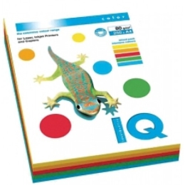 Paber IQ Color A4/80g 5x50 värvi kirkad