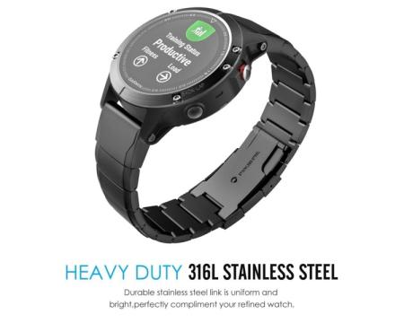 Garmin Fenix rihm Steelband 22mm