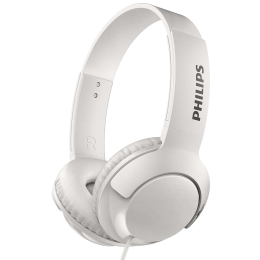 Kõrvaklapid+mikrofon Philips Bass+ valge