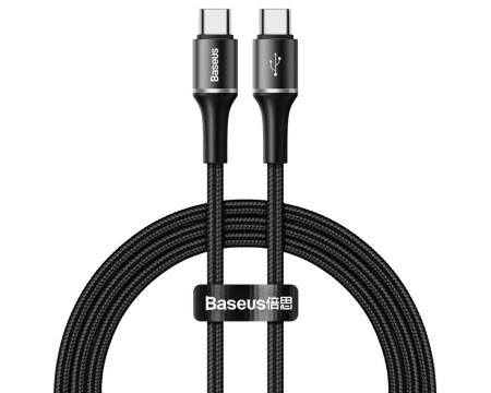 Kaabel USB-C--USB-C PD Baseus HALO 3A 1m