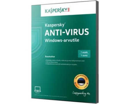 Kaspersky Antivirus 1-le