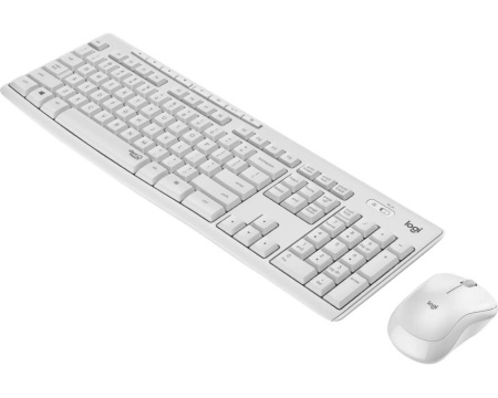 Klav+Hiir Logitech MK295 SilentUS valge