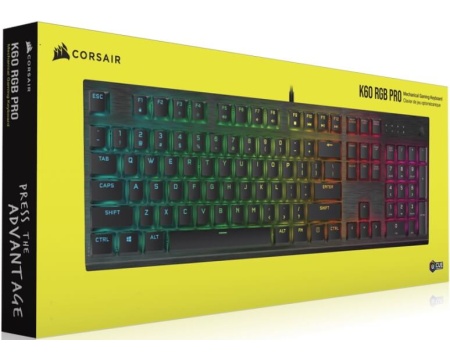 Klaviatuur Corsair K60 RGB Pro Mechanical Nord