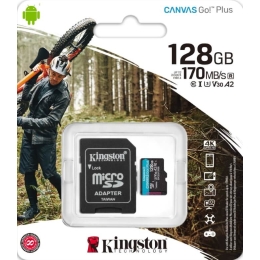 Mälukaart 128GB MicroSD Kingston 4K U3