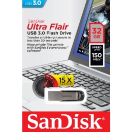 Mälupulk 32GB Sandisk Ultra Flair USB3