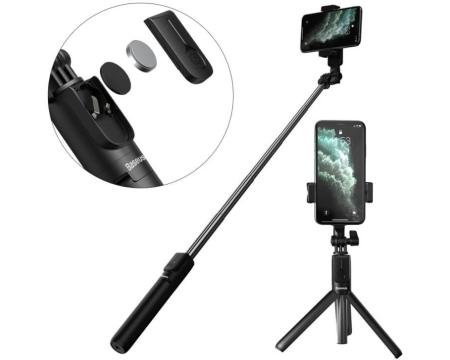 Nutitelefoni Selfie stick+ statiiv Baseus Bluetooth