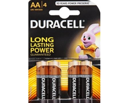 Patarei  AA LR6 MN1500 Duracell 4tk pakis