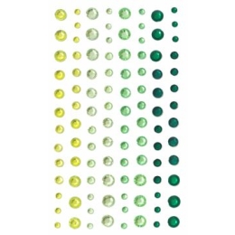 Plastjuveelid 104tk 3-6mm roheline
