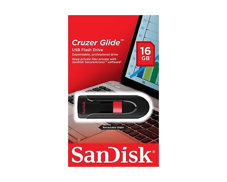 Mälupulk 16GB Sandisk Cruzer Glide