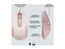 Juhtmevaba hiir Logitech Signature M650L, roosa2.webp