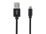 Kaabel microUSB Braided Strong Black