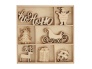 Puidust ornamendid  35tk/pk Jõuluvana