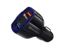 Autolaadija 2xUSB&USB-C QC3.0 Wozinsky
