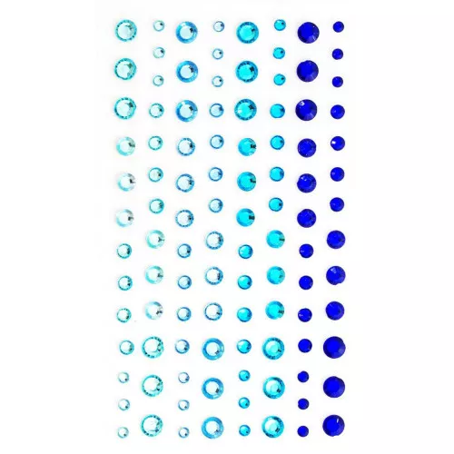 Plastjuveelid 104tk 3-6mm sinine